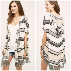 MM Anthropologie Moth Calexico Fringe Poncho